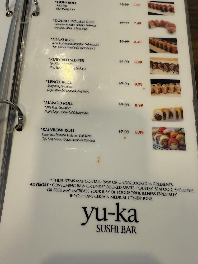 Sushi Yuka: Roll & Pho Menu image 4